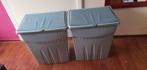 Curver wasmand – ijsblauw – 60 liter – stapelbaar & stevig, Ophalen, Gebruikt, Blauw, Overige typen