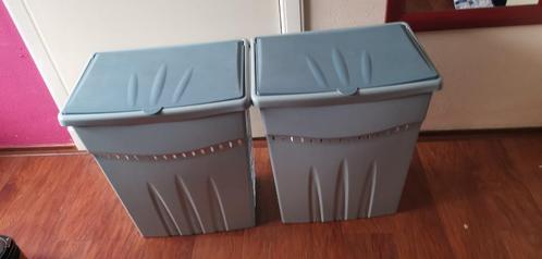 Curver wasmand – ijsblauw – 60 liter – stapelbaar & stevig, Huis en Inrichting, Badkamer | Badtextiel en Accessoires, Gebruikt