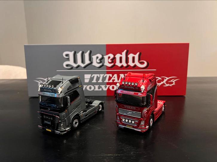 Tekno Weeda Titan Volvo set, Hobby en Vrije tijd, Modelauto's | 1:50, Nieuw, Bus of Vrachtwagen, Tekno, Ophalen