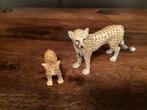 Schleich cheetah met baby jong, Verzamelen, Dierenverzamelingen, Ophalen of Verzenden, Zo goed als nieuw