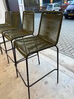 Set van 4 barkrukken, Ophalen, Gebruikt, Met voetsteun, 60 tot 90 cm