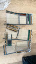 Glas in lood, 1930, Doe-het-zelf en Verbouw, Glas en Ramen, Glas in lood, Minder dan 80 cm, Gebruikt, Ophalen of Verzenden