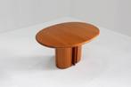 Vintage Skovby Deense uitschuifbare ovalen eettafel tafel, Huis en Inrichting, Ophalen, Gebruikt, 100 tot 150 cm, Vintage