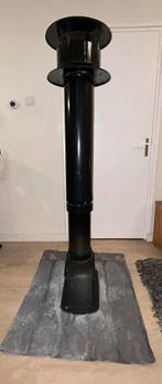 Dakdoorvoer kachel, compeet, Ophalen, Gebruikt, Hout, Houtkachel