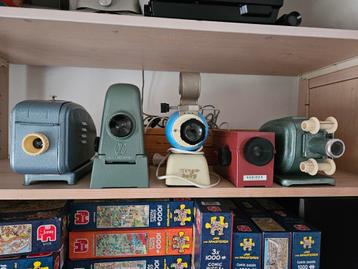 Collectie van 5 Toverlantaarns beschikbaar voor biedingen