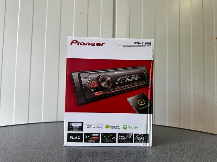 Pioneer MVH-S120UB autoradio Zwart 200 W, Auto diversen, Autoradio's, Ophalen of Verzenden