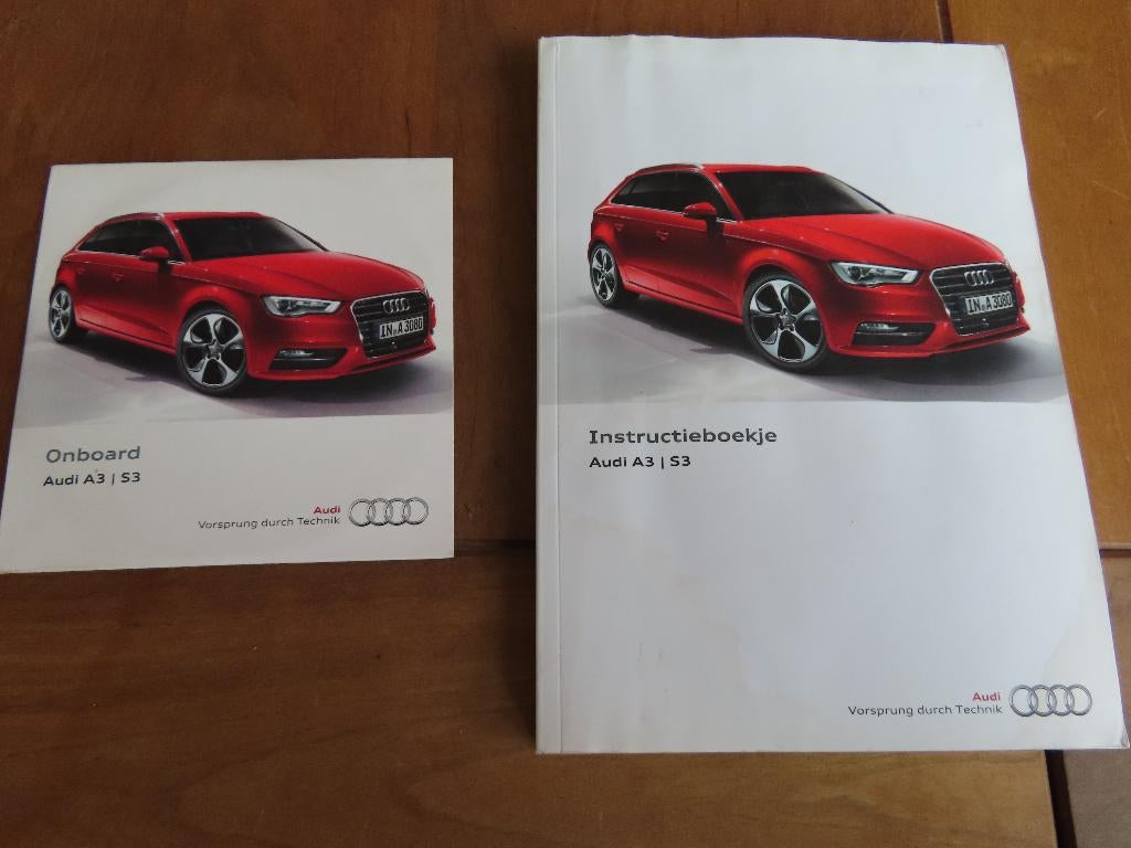 Instructieboek Audi A3, Audi A3 G-tron, Audi A3 E-tron, S3, Ophalen of Verzenden