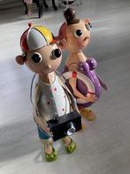 2 mooie ijzeren sierpoppen, Verzamelen, Poppen, Ophalen of Verzenden, Nieuw, Pop