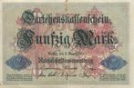 Reichsbanknote Funfzig Mark 1914 (b21), Postzegels en Munten, Verzenden, Duitsland, Los biljet