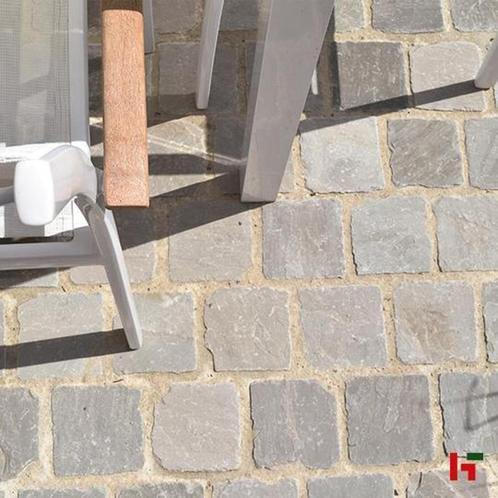 Kandla Grey 14x14x5/7 cm gekapt, Tuin en Terras, Tegels en Klinkers, Nieuw, Terrastegels, Natuursteen, Ophalen