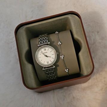Fossil Carlie horloge, ES5315 set, zilver  beschikbaar voor biedingen