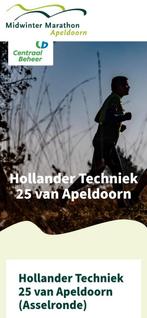 Startbewijs Hollander Techniek 25km van Apeldoorn. Midwinter, Tickets en Kaartjes, Evenementen en Festivals, Eén persoon