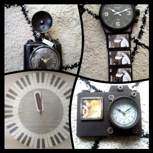 Nieuwe klokken camera vorm horloge koffiekop piano, Huis en Inrichting, Woonaccessoires | Klokken, Nieuw, Wandklok, Analoog, Ophalen