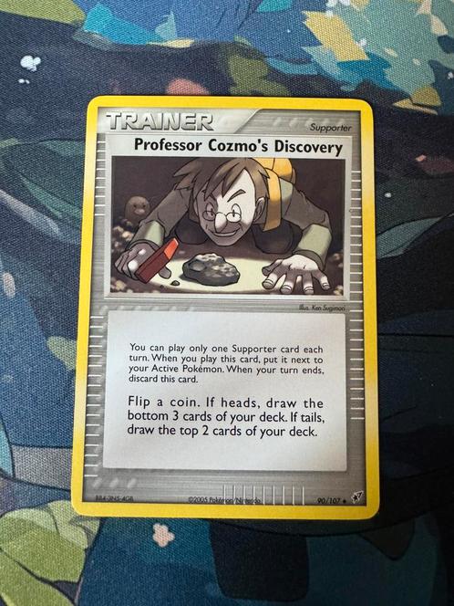 Pokémon kaart Professor Cozmo’s Discovery #90 Depxys, Hobby en Vrije tijd, Verzamelkaartspellen | Pokémon, Zo goed als nieuw, Losse kaart