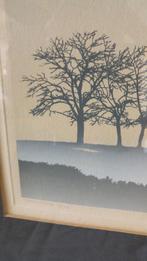 Mooi ingelijste, decoratieve ets van Bob Sanders., Ophalen