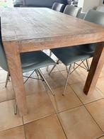 Houten eettafel zonder stoelen, Huis en Inrichting, Ophalen, Gebruikt, 100 tot 150 cm, Eikenhout