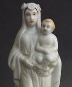 Om 1850 Brussels Porselein Maria met Kind Madonna, Ophalen of Verzenden
