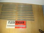 fleischmann piccolo 20 stuks rechte rails 22,2 cm 9100 n spo, Hobby en Vrije tijd, Gelijkstroom, Fleischmann, Nieuw, Rails