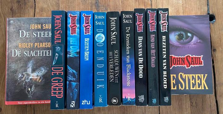John Saul 12 boeken, Boeken, Thrillers, Gelezen, Nederland, Ophalen of Verzenden