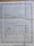 Borduur telpatroon van letterlap - Lelieschilderij - haasjes, Ophalen of Verzenden, Zo goed als nieuw, Handborduren, Patroon