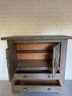 Eiken Kast met Deuren en Lades, Ophalen, Gebruikt, 100 tot 150 cm, Eikenhout