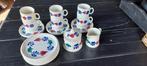 boerenbont servies 20 delig, Ophalen, Zo goed als nieuw, Kop(pen) en/of Schotel(s), Aardewerk