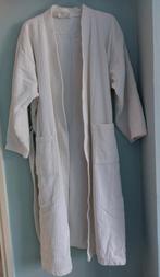 Witte Rib/Fleece  Badjas, Hema, Ophalen, Gedragen