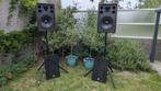 2x Master Audio LN15A actieve speakers, Audio, Tv en Foto, Luidsprekers, Gebruikt, Overige typen, 120 watt of meer, Ophalen
