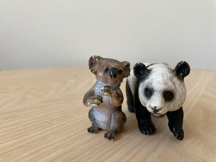 Schleich Set: Panda & Koala, Kinderen en Baby's, Speelgoed | Overig, Zo goed als nieuw, Jongen of Meisje, Ophalen of Verzenden