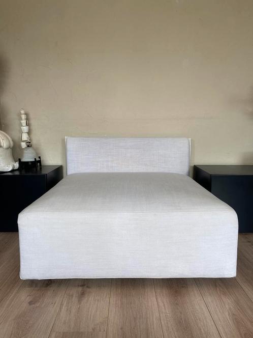 Modulair zitelement Minotti, Huis en Inrichting, Fauteuils, Zo goed als nieuw, Hout, Kunststof, Stof, 75 tot 100 cm, 100 tot 125 cm