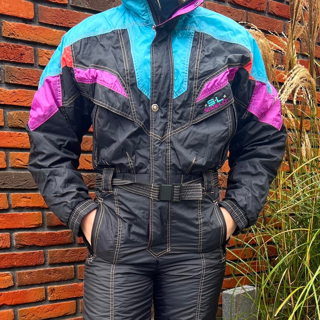 Vintage Retro Skipak (S), Kleding | Dames, Wintersportkleding, Ophalen of Verzenden, Gedragen, Maat 36 (S), Pak