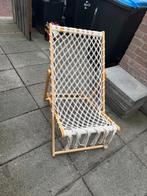 2 Strandstoelen met 3 standen, Huis en Inrichting, Stoelen, Ophalen, Twee, Wit, Zo goed als nieuw