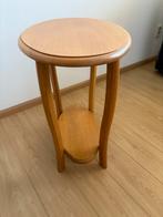 Mooie Eiken Bijzettafel, Huis en Inrichting, 45 tot 60 cm, Minder dan 55 cm, Ophalen of Verzenden, Zo goed als nieuw