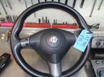 Leren stuur Alfa Romeo 147 met donkere knoppen compleet, Ophalen, Alfa Romeo