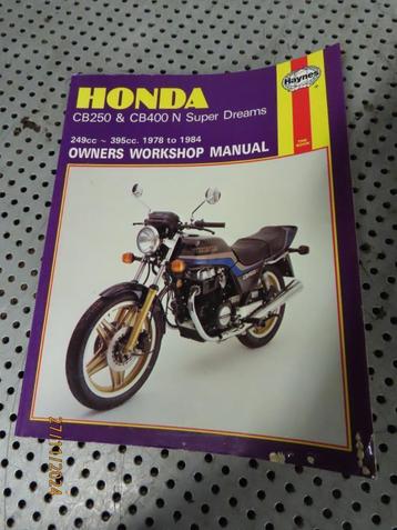 Werkplaatshandboek Honda CB250 & CB400 N Super Dreams Hayn beschikbaar voor biedingen