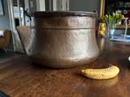 Koperen ketel, gebruikt voor haardhout, Antiek en Kunst, Ophalen, Koper