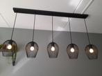 Hanglamp Lagos - mat zwart - 5 lampen, Ophalen, Zo goed als nieuw, Metaal, Minder dan 50 cm