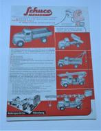 Schuco Handleiding/Folder Schuco Elektro Constructions Auto., Verzenden