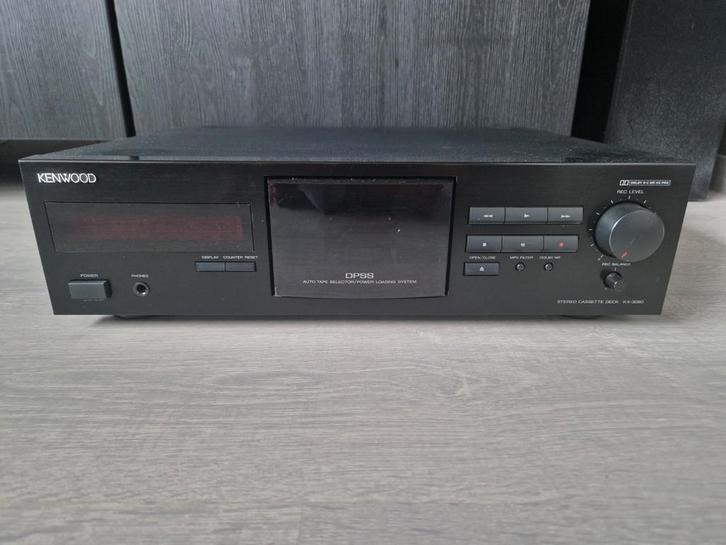 Kenwood KX-3080 cassettespeler, getest en werkt, Audio, Tv en Foto, Cassettedecks, Ophalen of Verzenden