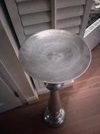 Grote zilver kleurige kaarzen standaard, Ophalen, Overige materialen, Overige kleuren, Zo goed als nieuw