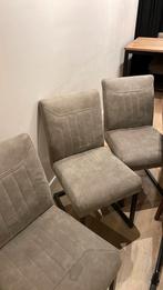 Eetkamer stoelen (3st.) en Eetkamerbank, Ophalen, Gebruikt, Drie