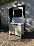 Wastafelmeubel | commode met spiegel, Huis en Inrichting, Badkamer | Badkamermeubels, Ophalen, ;, Gebruikt, 100 tot 150 cm