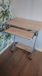 Mooie verrijdbare computertafel / hobbytafel - als nieuw!, Huis en Inrichting, Kasten | Computermeubels, Ophalen, Metaal, 70 tot 120 cm