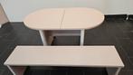 Ovale eettafel uitschuifbaar, Huis en Inrichting, Tafels | Eettafels, Ophalen, Gebruikt, 200 cm of meer, Vijf personen of meer