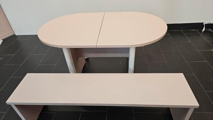 Ovale eettafel uitschuifbaar, Huis en Inrichting, Tafels | Eettafels, Gebruikt, 200 cm of meer, Vijf personen of meer, Ovaal, Ophalen