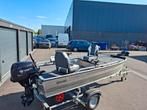 Qwest 3.80 visboot met 20pk tohatsu, Watersport en Boten, Vis- en Consoleboten, Ophalen, 10 tot 30 pk, Aluminium, Zo goed als nieuw
