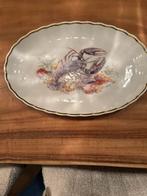 Porseleinen vis serveerborden ovaal, Huis en Inrichting, Keuken | Servies, Ophalen, Gebruikt, Overige typen, Overige stijlen