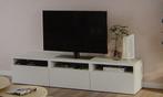 IKEA BESTA TV meubel, Ophalen, Glas, 150 tot 200 cm, Zo goed als nieuw