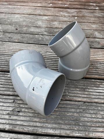 2x PVC bocht 45 graden 160 mm Doesburg beschikbaar voor biedingen