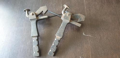 Deur vast zetter 2 sets zware massief metalen kwaliteit 0509, Doe-het-zelf en Verbouw, Hang- en Sluitwerk, Gebruikt, Slot, IJzer
